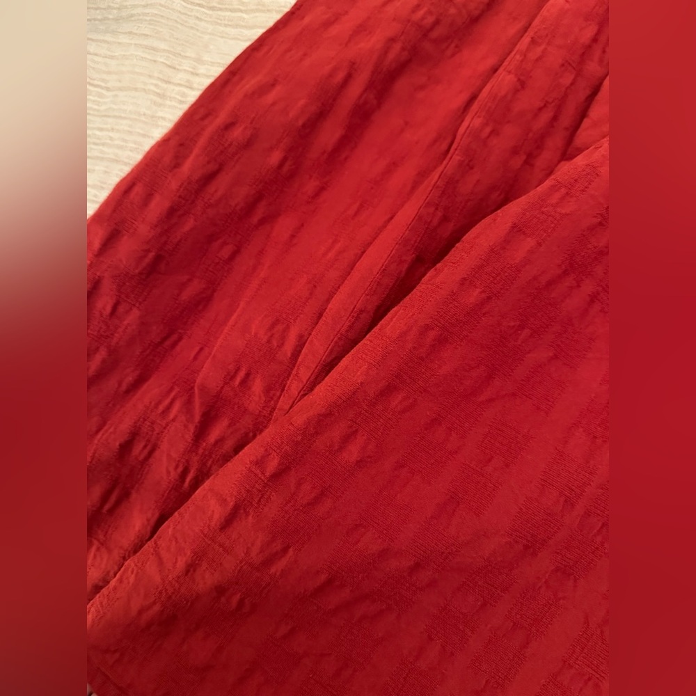 THINKING MU Dress Kin Checkered Red XS - Picture 14 of 14